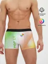 Мужские трусы боксеры / Поп Ит - Динозавр - Абстракция