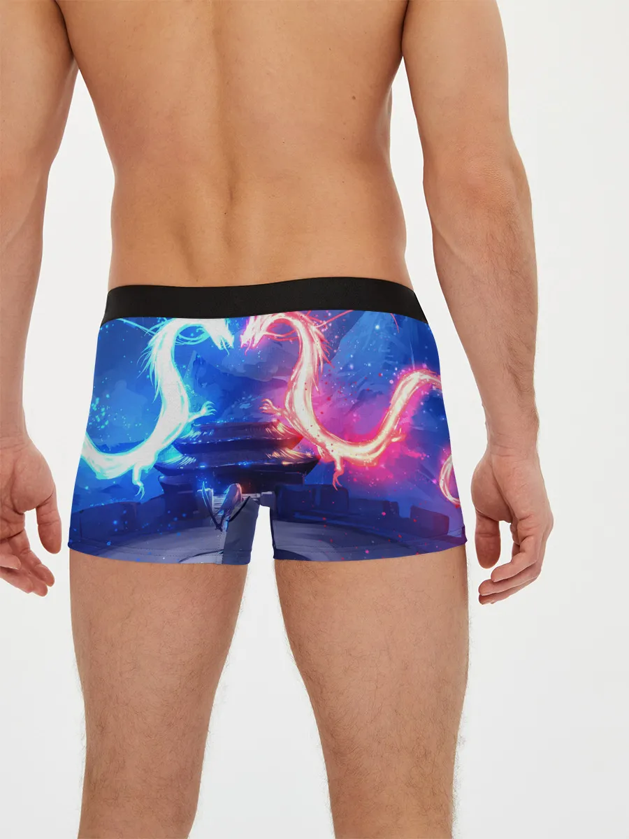 Мужские трусы боксеры / БИТВА ДРАКОНОВ