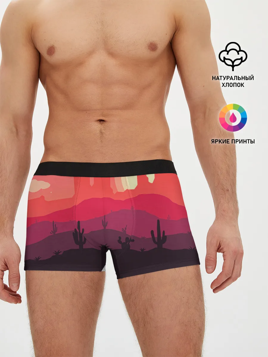 Мужские трусы боксеры / Пустыня