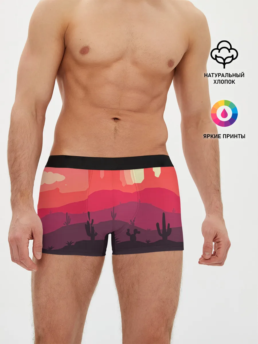 Мужские трусы боксеры / Пустыня