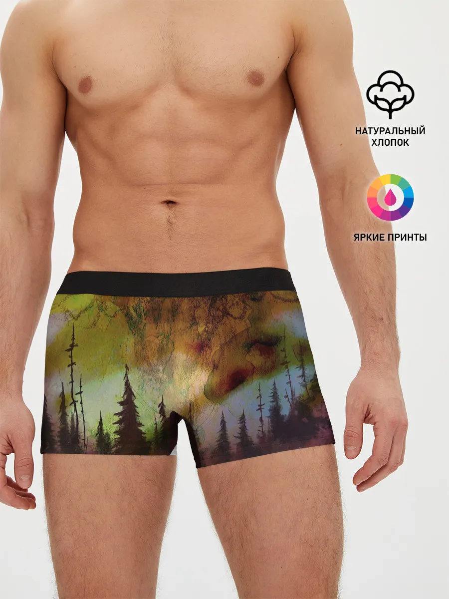 Мужские трусы боксеры / СТРАШНЫЙ ЛЕС