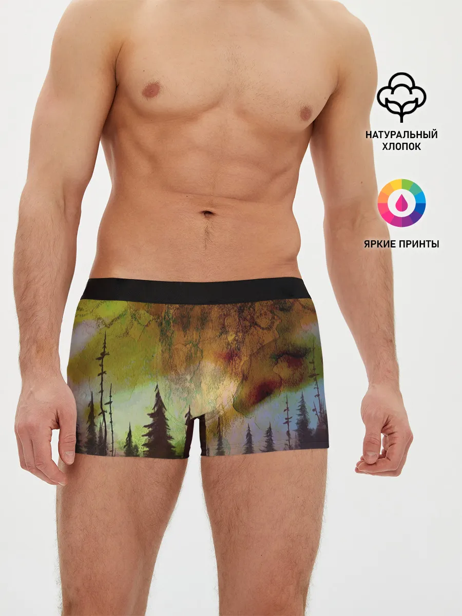 Мужские трусы боксеры / СТРАШНЫЙ ЛЕС
