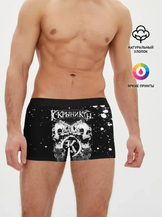 Мужские трусы боксеры / Кукрыниксы черепа