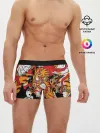 Мужские трусы боксеры / Самурайский тигр