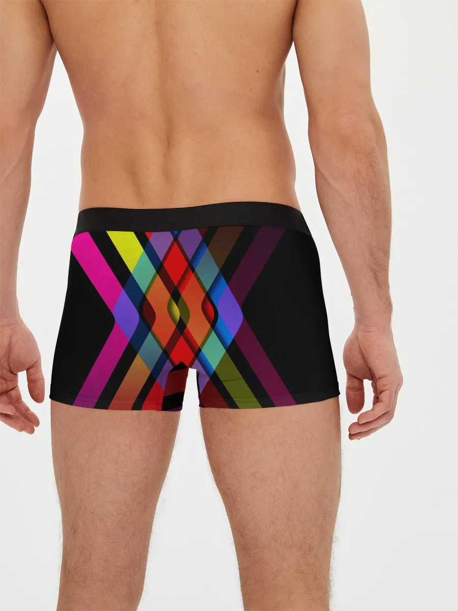 Мужские трусы боксеры / Симметрия красок