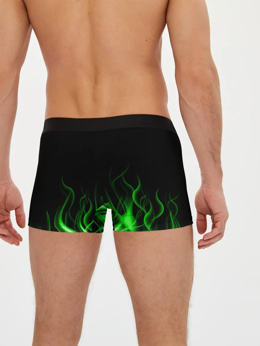 Мужские трусы боксеры / MINECRAFT TEXTURE FIRE