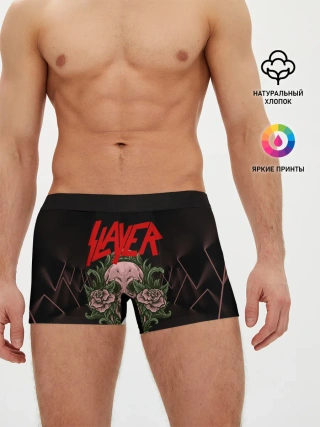 Мужские трусы боксеры / SLAYER | УБИЙЦА