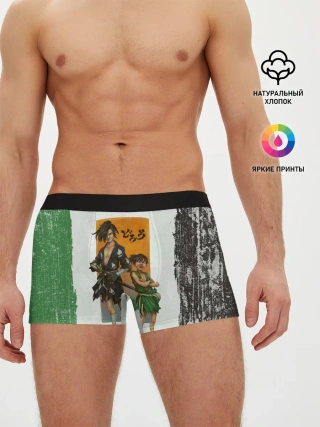 Мужские трусы боксеры / Хяккимару и Такебо | Дороро