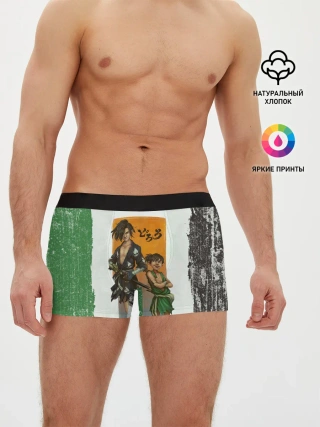 Мужские трусы боксеры / Хяккимару и Такебо | Дороро