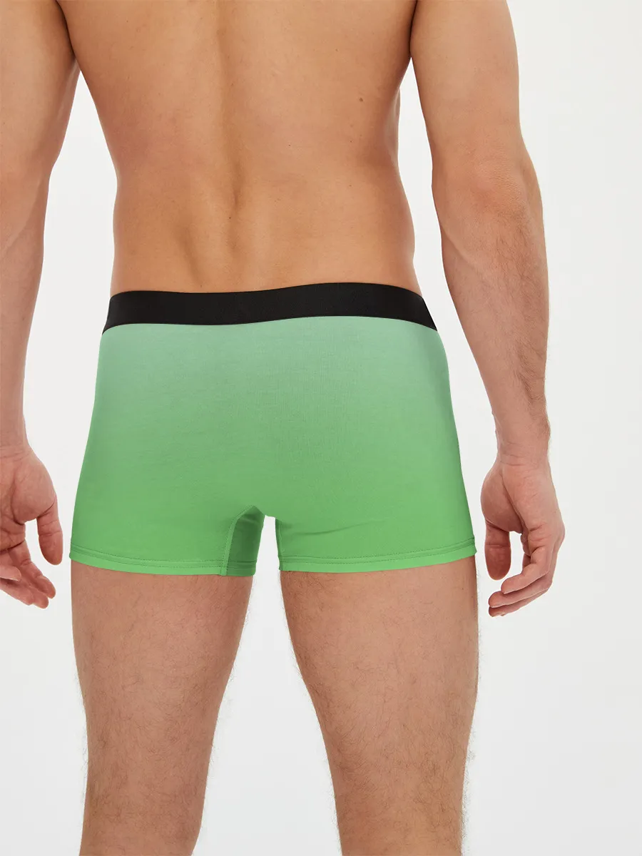 Мужские трусы боксеры / Peacefull green