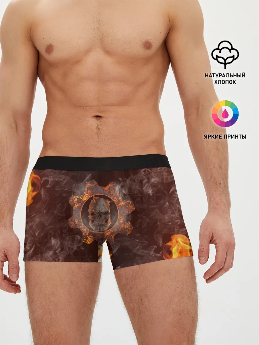 Мужские трусы боксеры / ШЕСТЕРНЯ | GEARS OF WAR