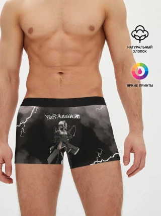 Мужские трусы боксеры / 2B | Nier Automata
