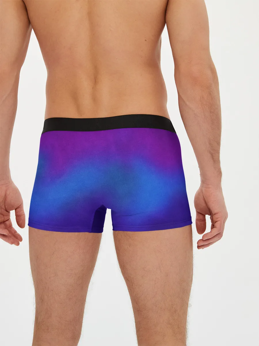 Мужские трусы боксеры / Leather gradient