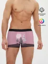 Мужские трусы боксеры / Розовое сияние