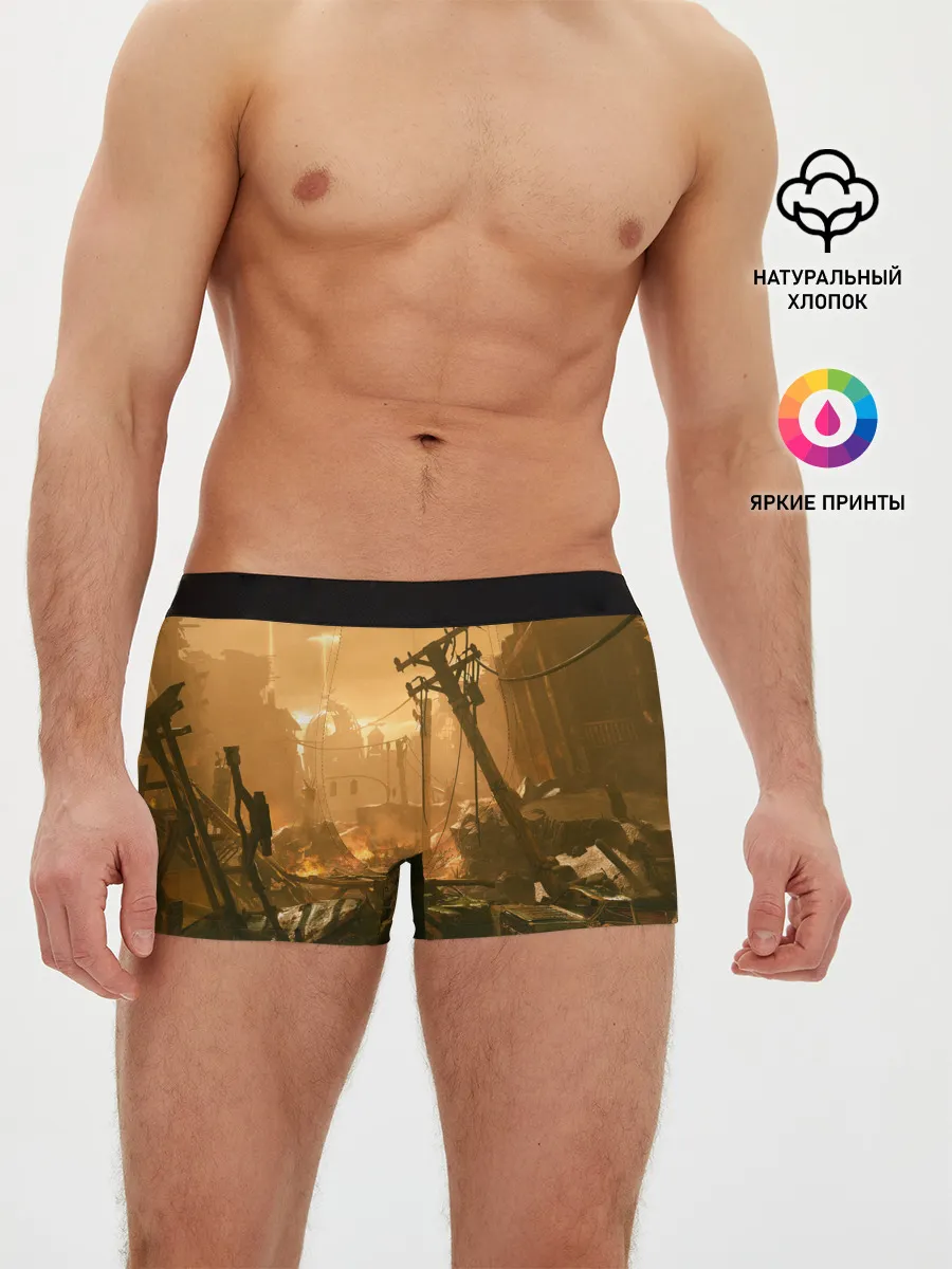 Мужские трусы боксеры / GEARS OF WAR | ШЕСТЕРЕНКИ