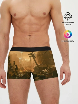 Мужские трусы боксеры / GEARS OF WAR | ШЕСТЕРЕНКИ