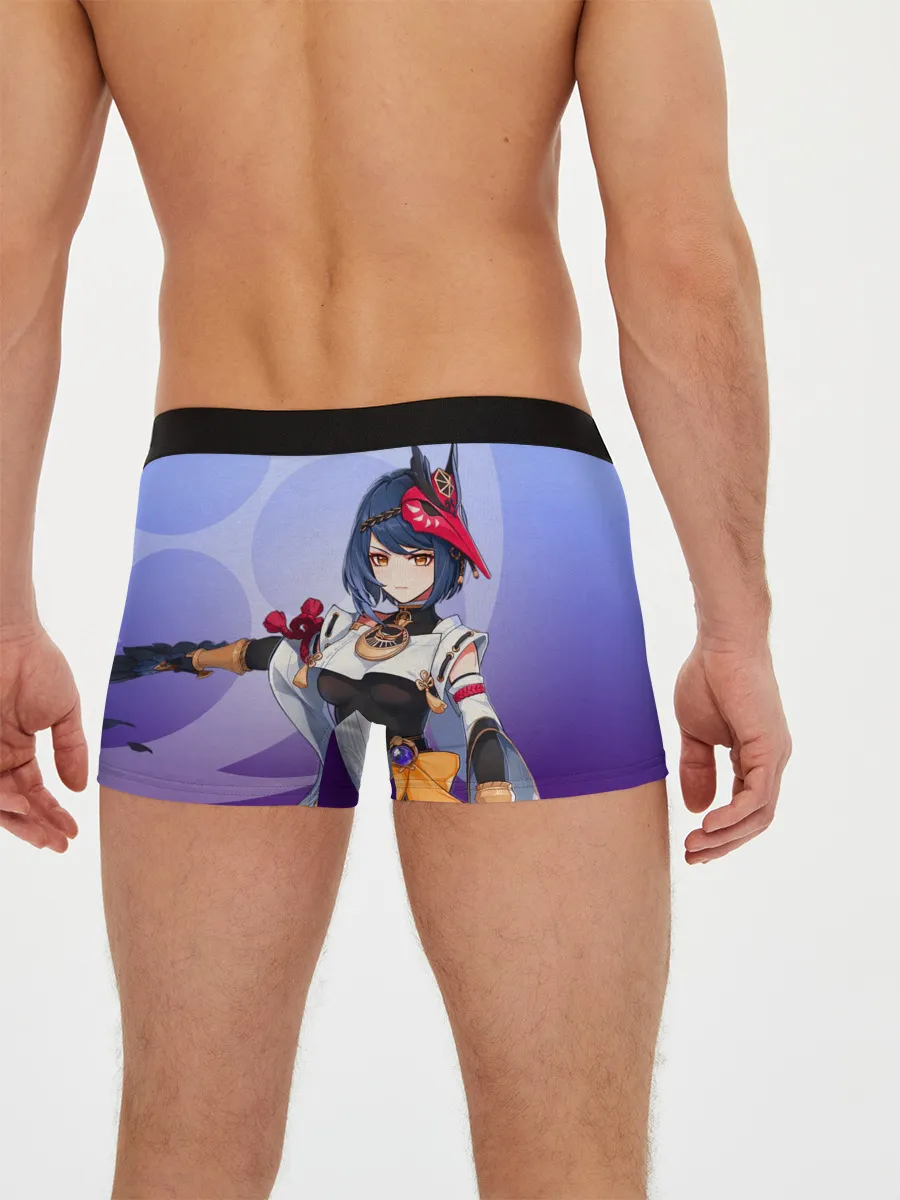 Мужские трусы боксеры / Genshin Impact, Сара
