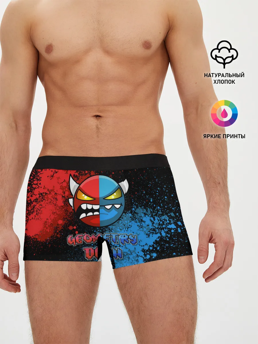 Мужские трусы боксеры / Geometry Dash