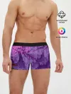 Мужские трусы боксеры / фиолетовый китай