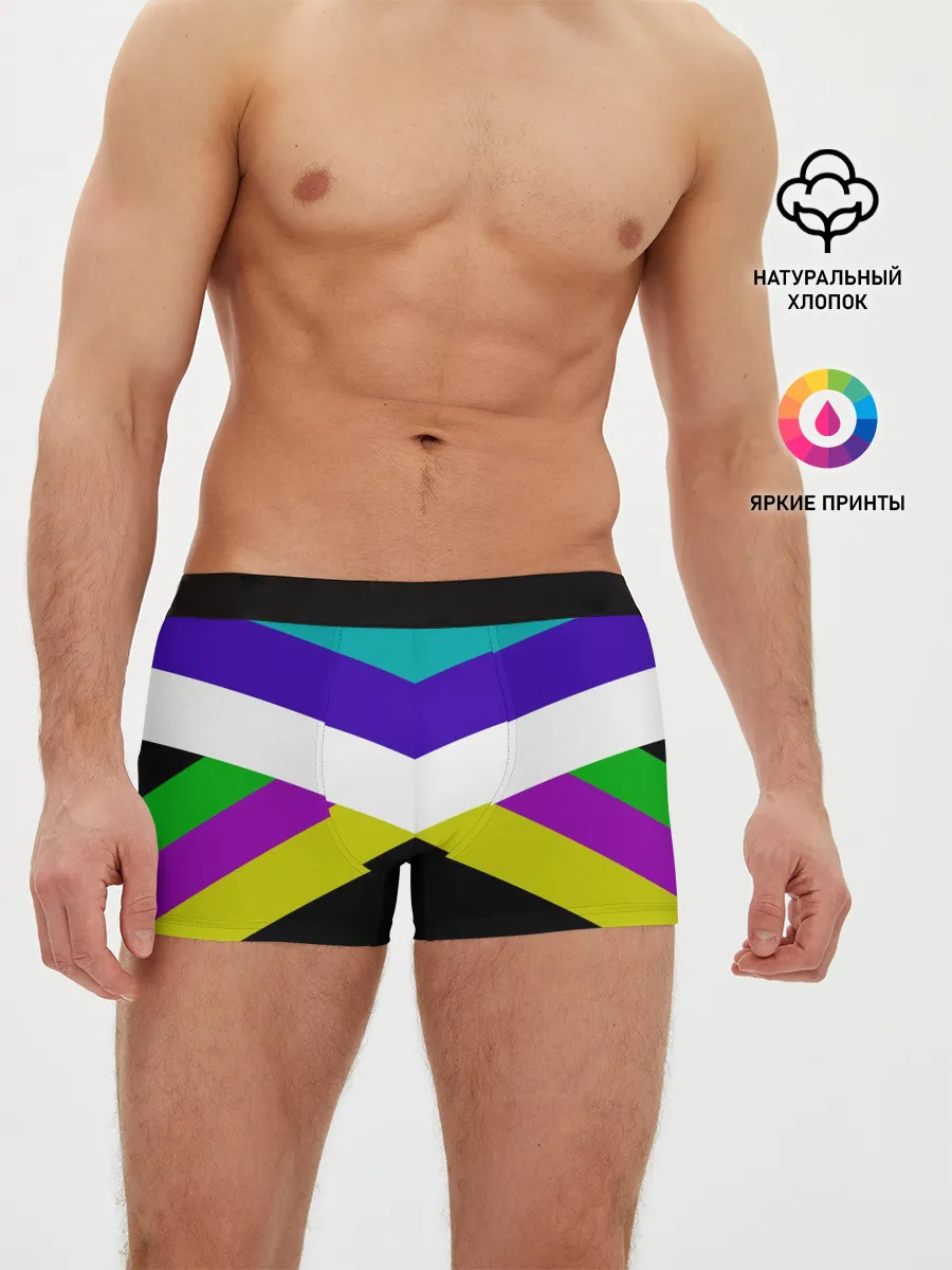 Мужские трусы боксеры / Полосы