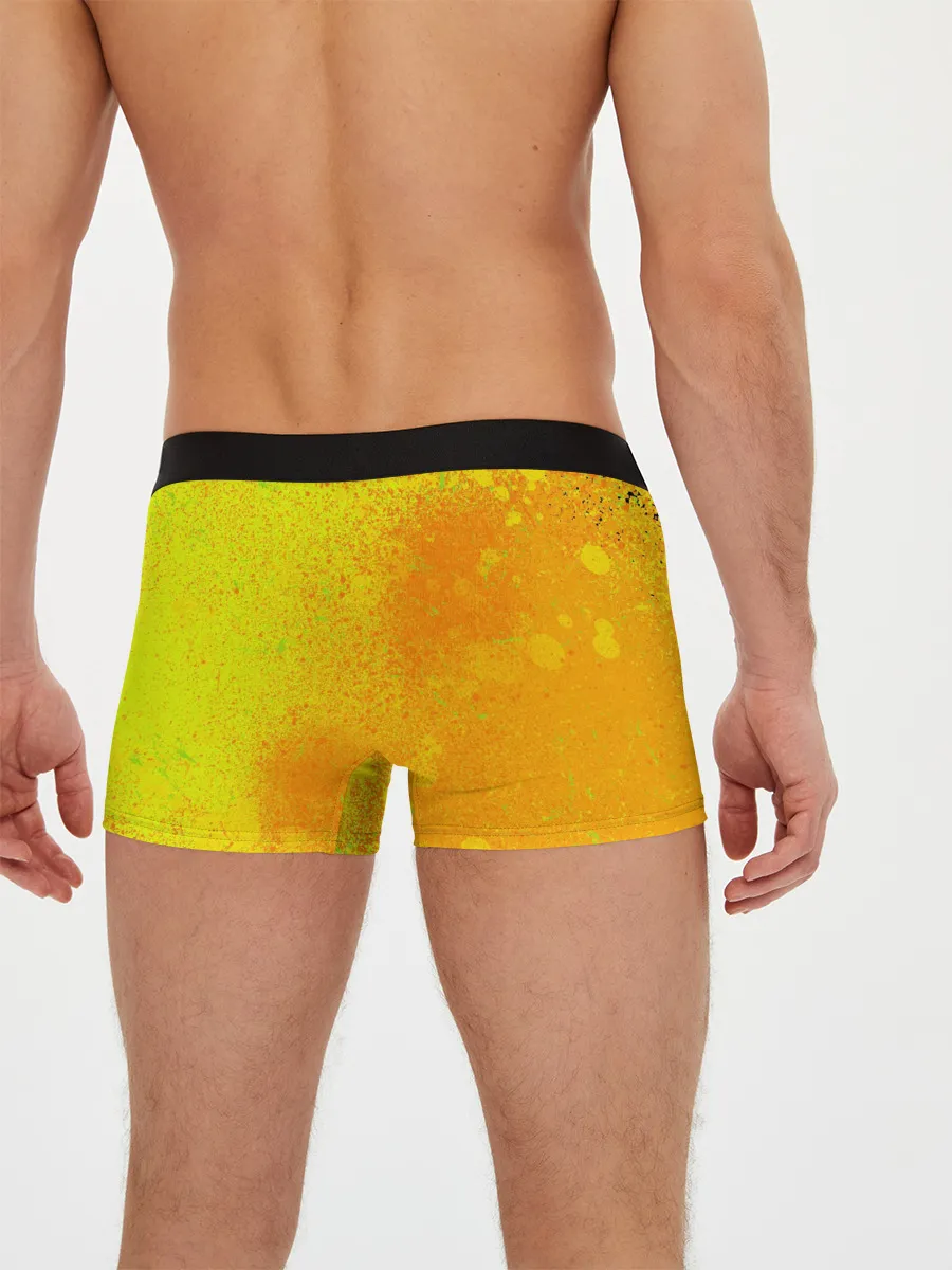 Мужские трусы боксеры / Гитара и подсолнухи