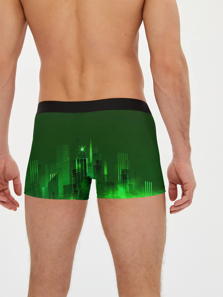 Мужские трусы боксеры / Зеленый город