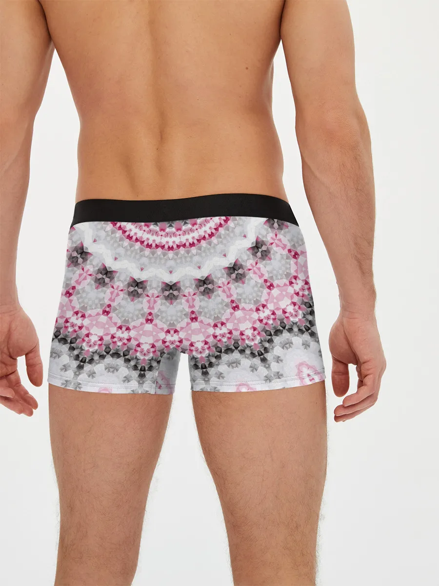 Мужские трусы боксеры / Абстрактный современный фон