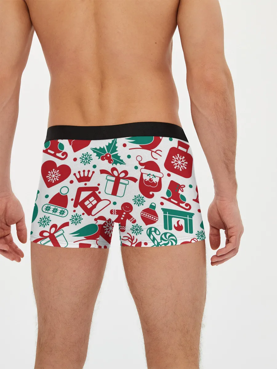 Мужские трусы боксеры / Merry Christmas3D