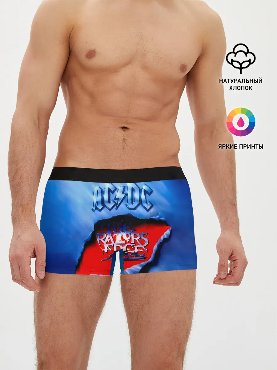 Мужские трусы боксеры / AC/DC - The Razor’s Edge