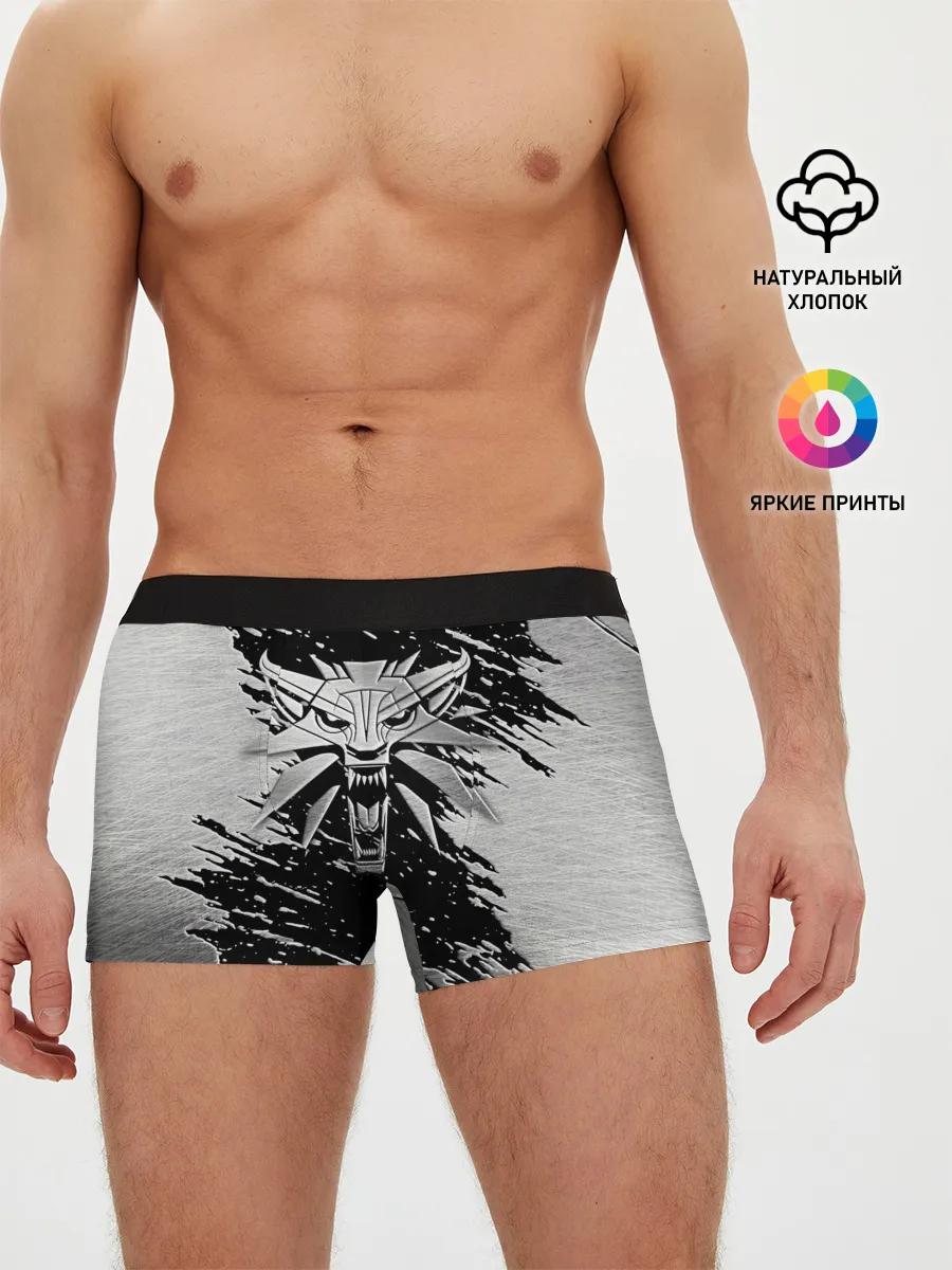 Мужские трусы боксеры / THE WITCHER LOGO STEEL