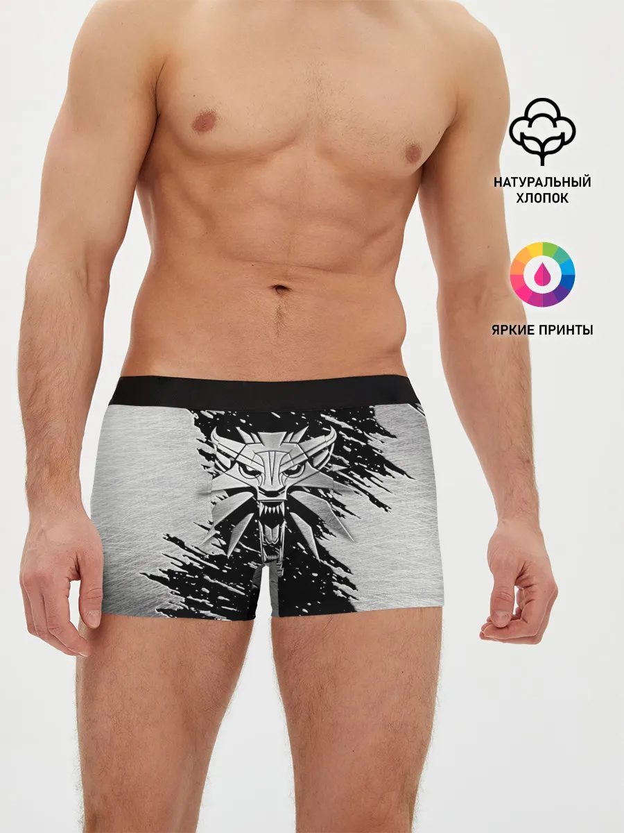 Мужские трусы боксеры / THE WITCHER LOGO STEEL