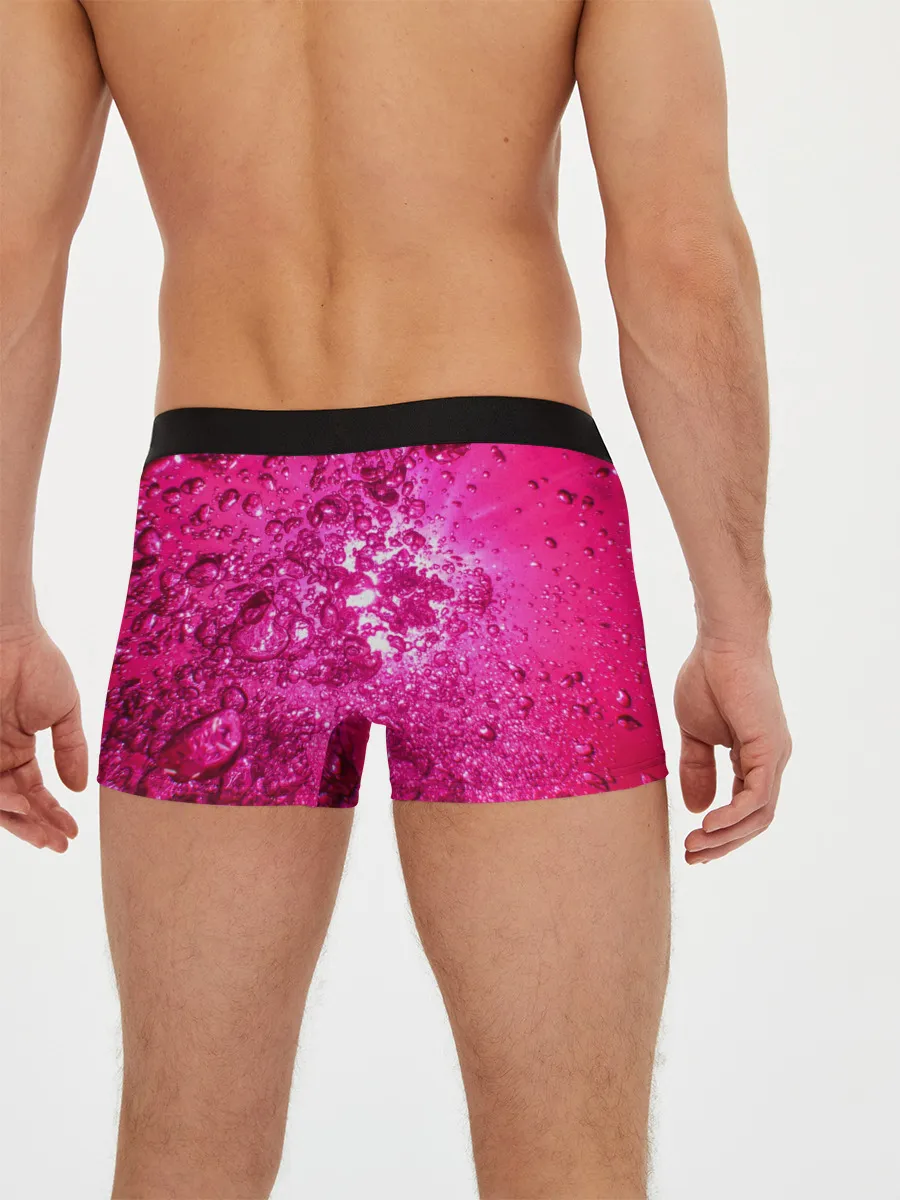 Мужские трусы боксеры / Розовые Пузырьки