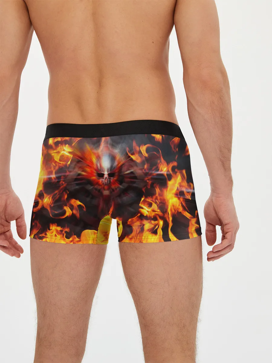 Мужские трусы боксеры / FIRE GEARS OF WAR | ПОСТЕР В ОГНЕ