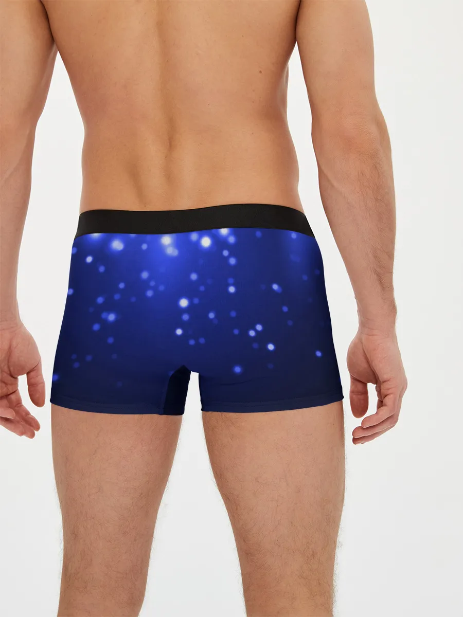 Мужские трусы боксеры / Неоновый тигр