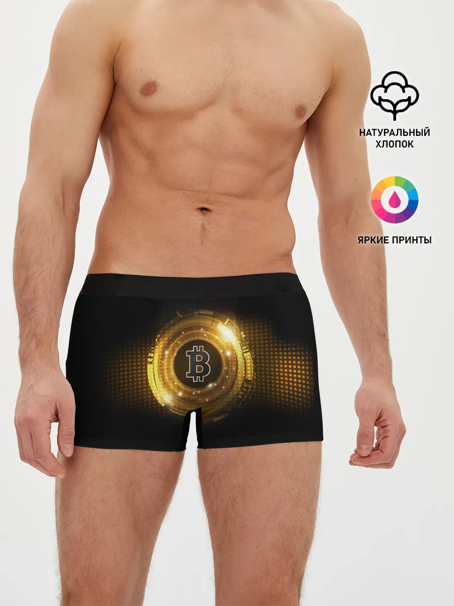 Мужские трусы боксеры / BITCOIN | КРИПТОВАЛЮТА