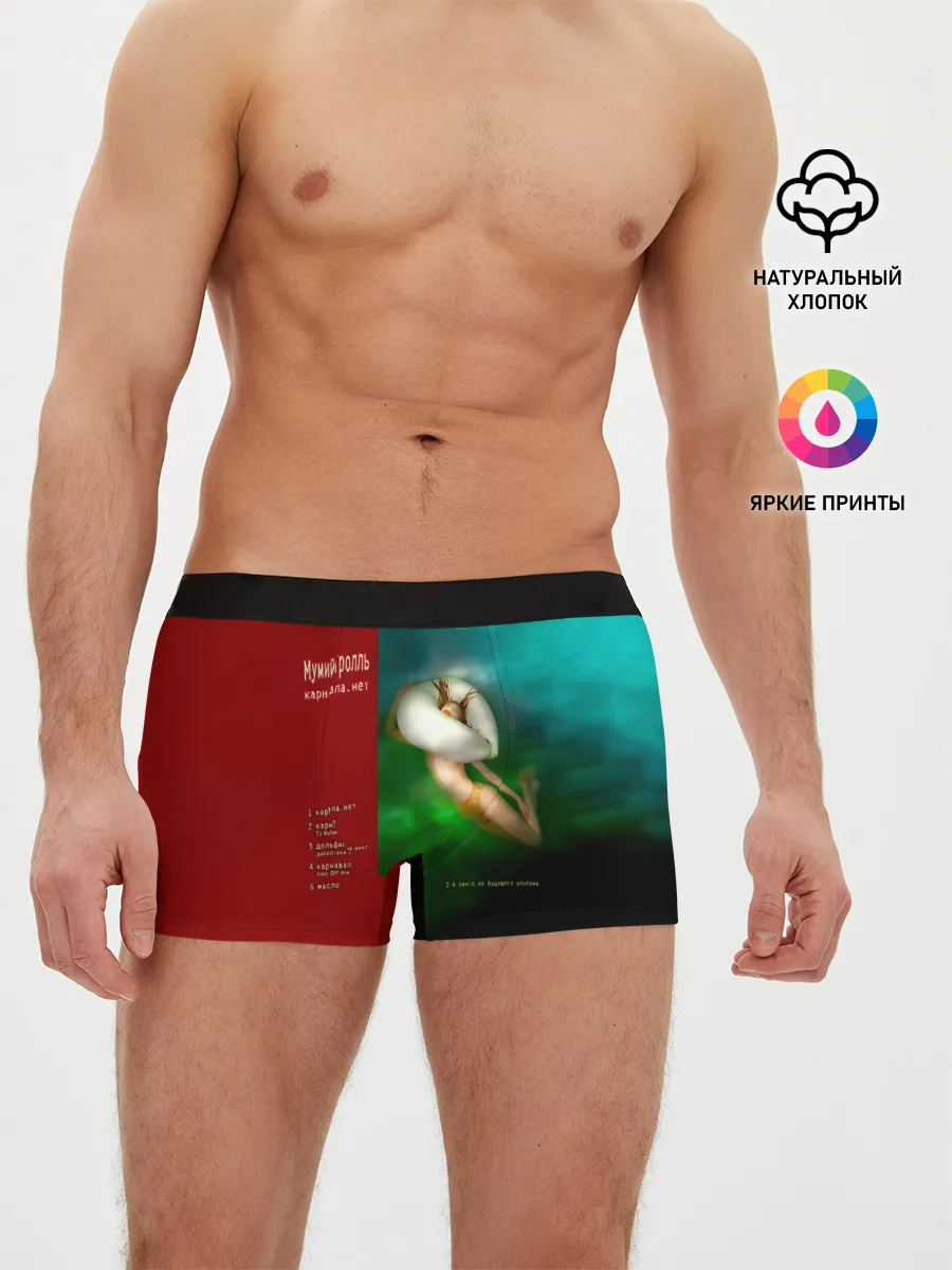 Мужские трусы боксеры / Мумий Тролль Карнавала.нет