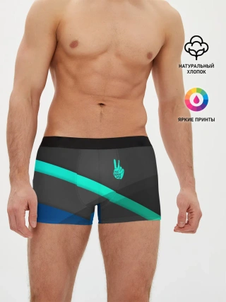 Мужские трусы боксеры / PEACE | ПИС | МИР
