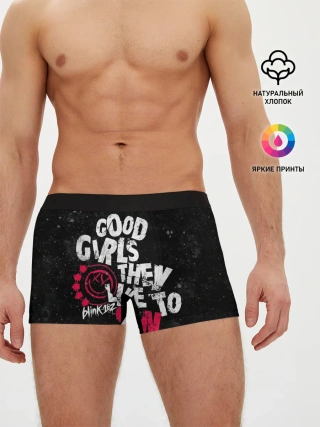 Мужские трусы боксеры / Blink 182, Good Girl