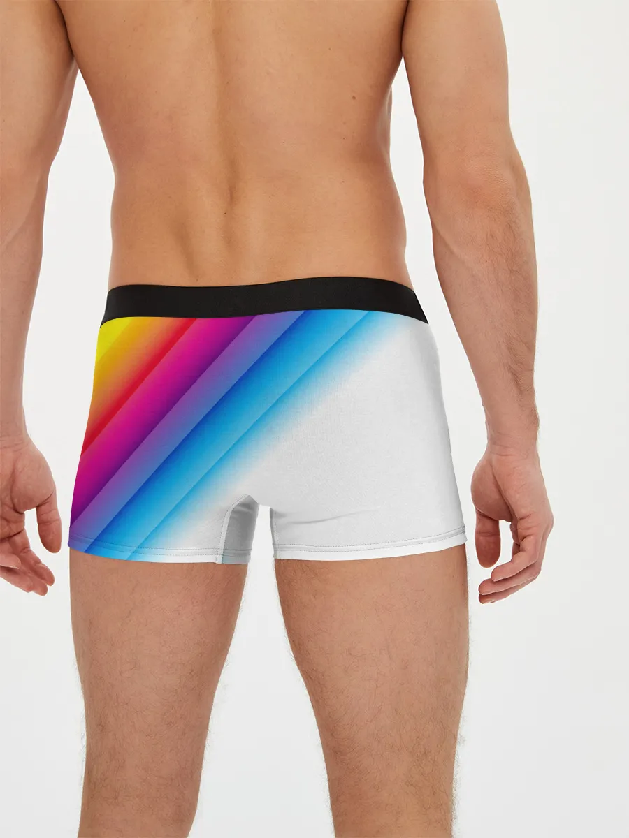 Мужские трусы боксеры / РАДУЖНЫЕ ПОЛОСЫ | RAINBOW