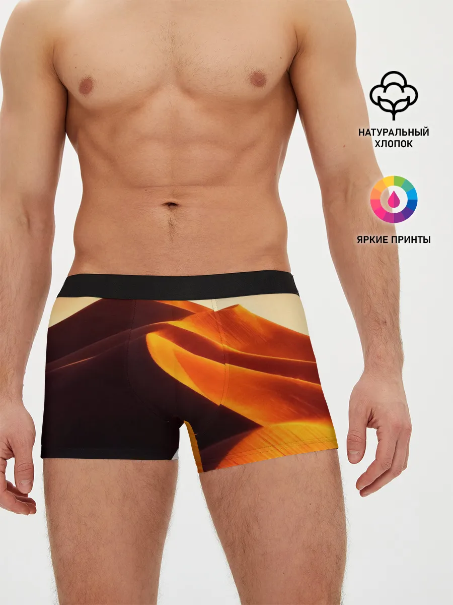 Мужские трусы боксеры / Пустыня дюна барханы