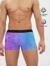 Мужские трусы боксеры / Цветочный Градиент