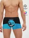 Мужские трусы боксеры / Smail Blue
