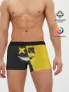 Мужские трусы боксеры / Yellow and Black Emoji
