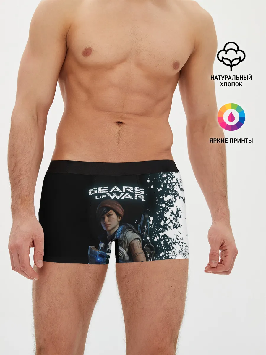 Мужские трусы боксеры / GEARS OF WAR | ШЕСТЕРЕНКИ