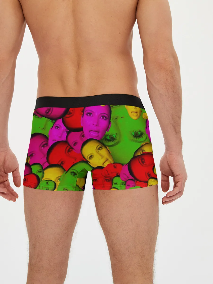 Мужские трусы боксеры / Crazy Kim Kardashian
