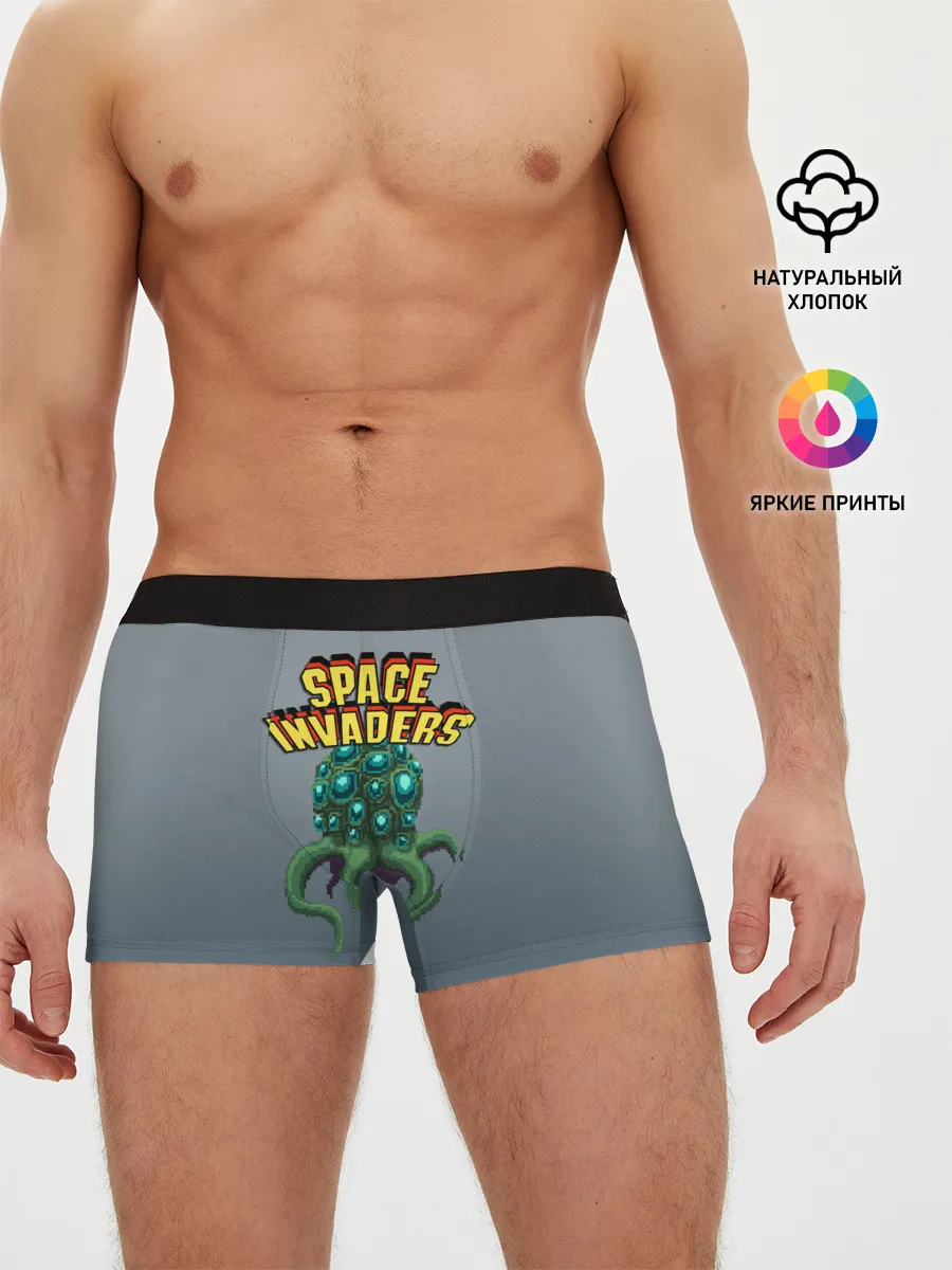 Мужские трусы боксеры / Space Invaders | Old game