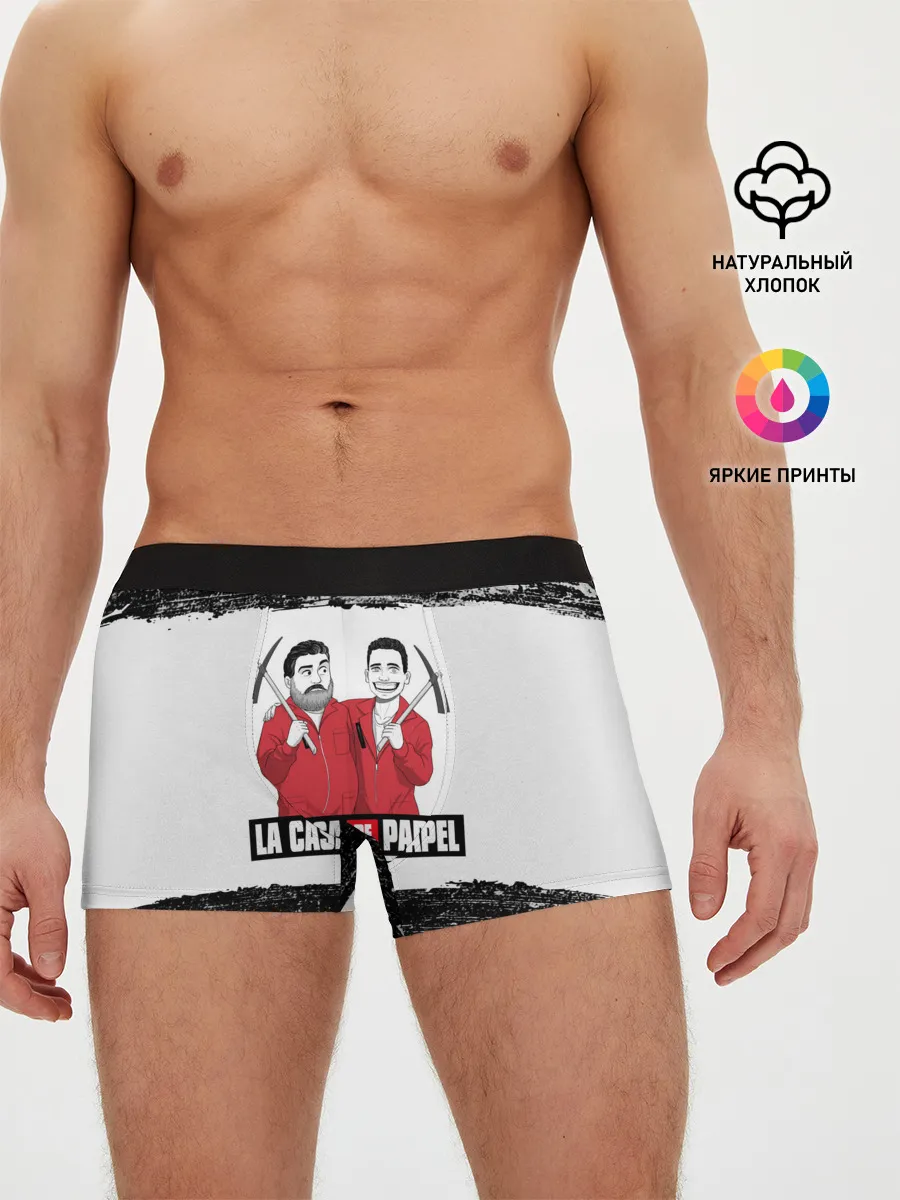 Мужские трусы боксеры / Moscow | Rio | La Casa de Papel