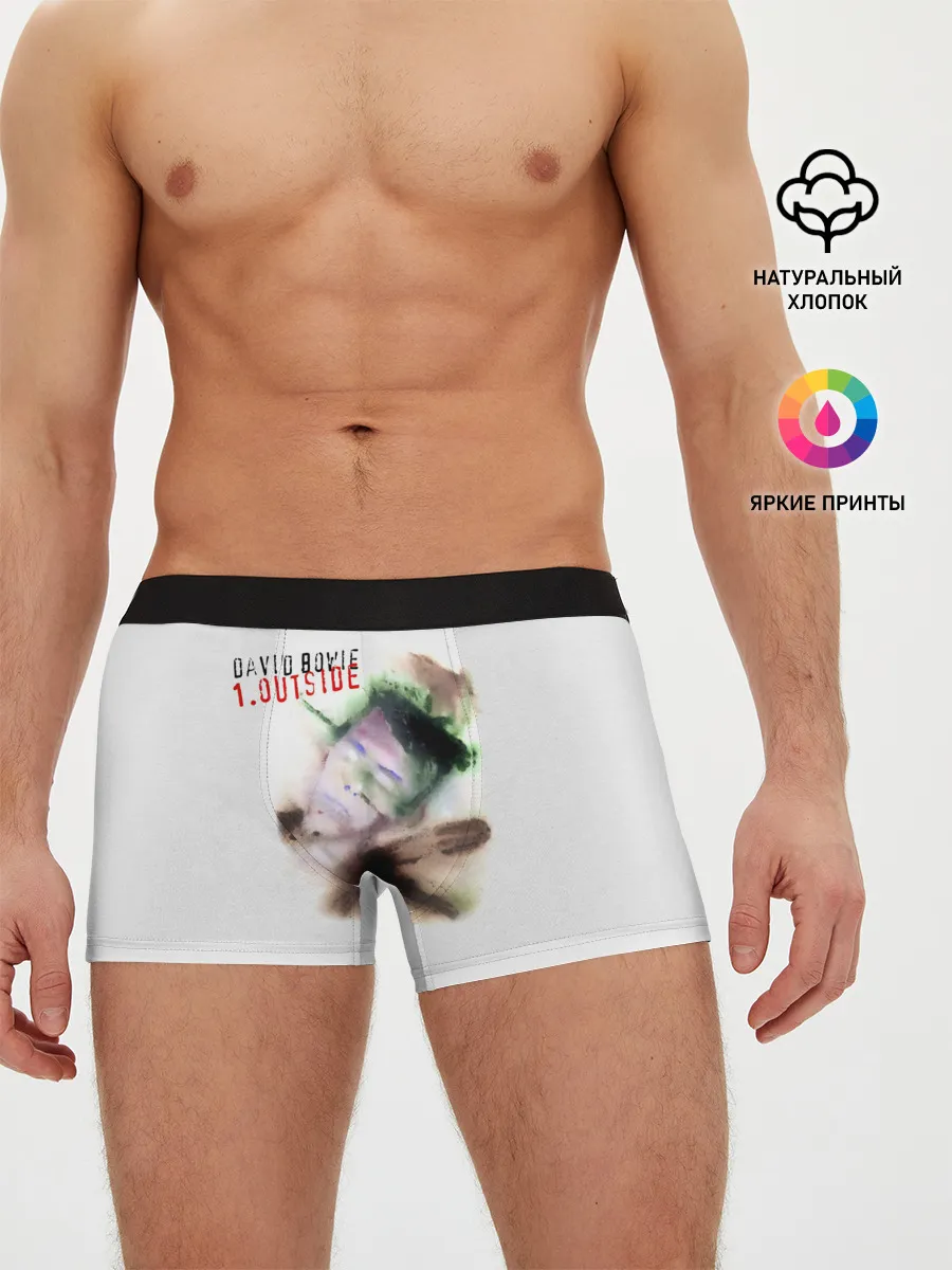 Мужские трусы боксеры / Outside - David Bowie
