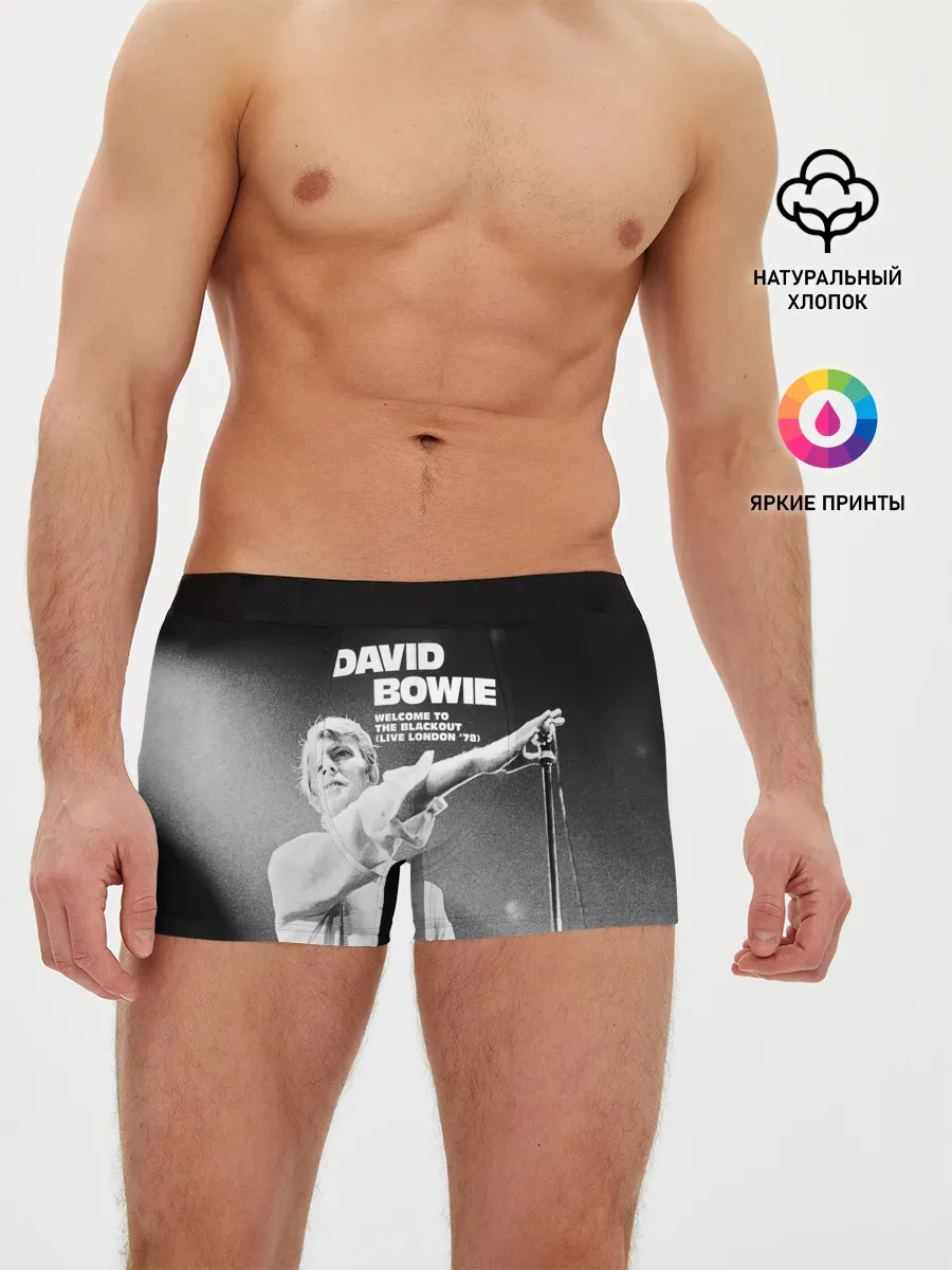 Мужские трусы боксеры / Welcome to the Blackout - David Bowie