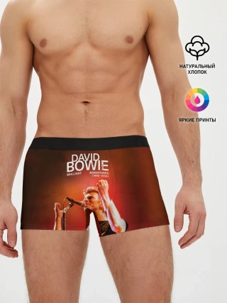 Мужские трусы боксеры / Brilliant Live Adventures - David Bowie